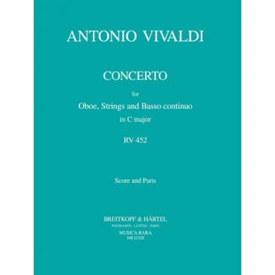 VIVALDI ANTONIO - CONCERTO IN C RV 452 - OBOE, ORCHESTRA