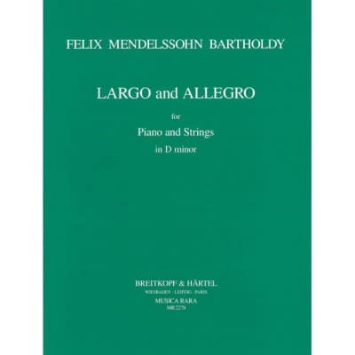  Mendelssohn-bartholdy F. - Largo Und Allegro Fur Streicher - Strings
