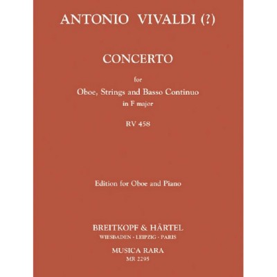 VIVALDI A. - CONCERTO C-DUR RV 458