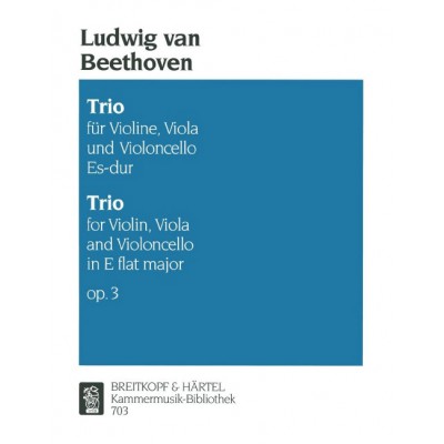 BEETHOVEN L.V. - STREICHTRIO NR. 1 ES-DUR OP. 3