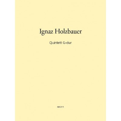  Holzbauer Ignaz - Quintett G-dur 