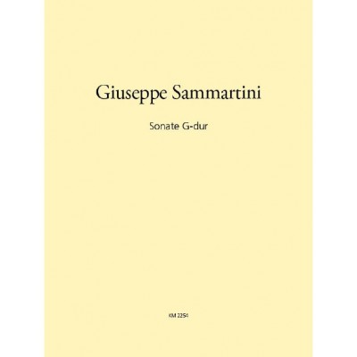  Sammartini Giuseppe - Sonate G-dur - 2 Arecorder, Guitar