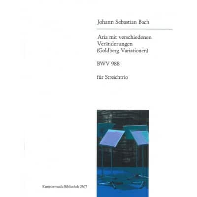  Bach J.s. - Aria Mit Verschiedenen Veranderungen (goldberg Variationen) Bwv 988 - String Trio