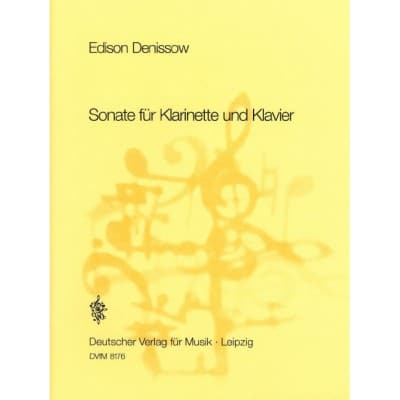  Denisov Edison - Sonate - Clarinet, Piano