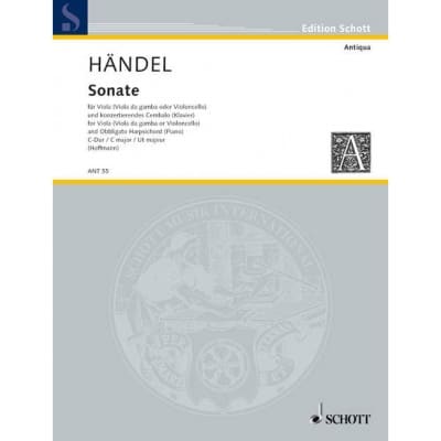 HAENDEL GEORG FRIEDRICH - SONATA - VIOLA AND CONCERTANT HARPSICHORD