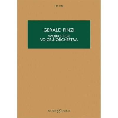 FINZI G. - WORKS FOR VOICE AND ORCHESTRA - VOIX