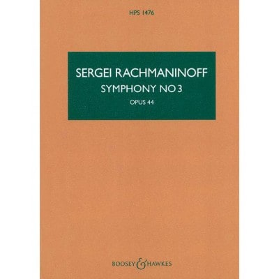 RACHMANINOFF S. - SYMPHONY N°3 OP.44 A MINOR - CONDUCTEUR DE POCHE