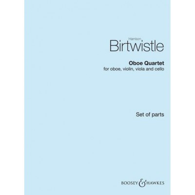 BOOSEY & HAWKES Birtwistle - Oboe Quet - Hautbois, Violon, Alto Et Violoncelle