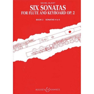 BLAVET MICHEL - SIX SONATAS OP. 2/4-6 BAND 2 - FLUTE AND PIANO