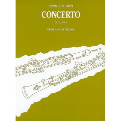 ALBINONI TOMASO - CONCERTO D MAJOR OP. 7/6 - OBOE AND ORCHESTRA