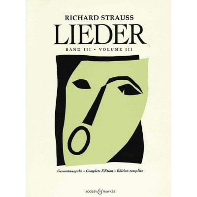 STRAUSS RICHARD - LIEDER BAND 3 - VOICE AND PIANO