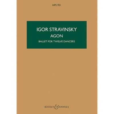 STRAVINSKY - AGON HPS 701 - ORCHESTRE