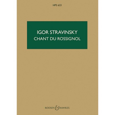 STRAVINSKY IGOR - LE CHANT DU ROSSIGNOL - ORCHESTRA