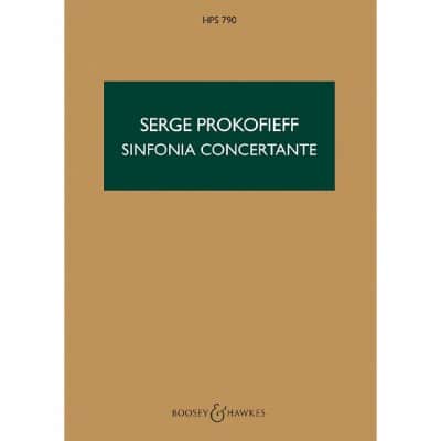 PROKOFIEFF S. - SINFONIA CONCERTANTE OP.125 - CONDUCTEUR