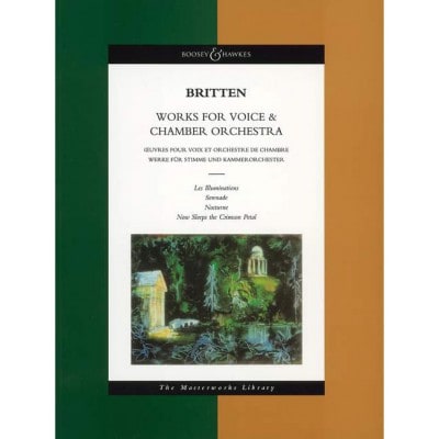 BOOSEY & HAWKES BRITTEN B. - WORKS FOR VOICE AND CHAMBER ORCHESTRA - CONDUCTEUR