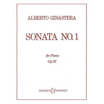 GINASTERA - SONATA NO. 1 OP. 22 - PIANO