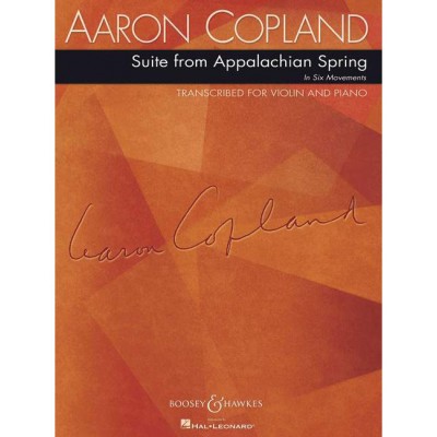 COPLAND AARON - SUITE FROM APPALACHIAN SPRING - VIOLIN AND PIANO