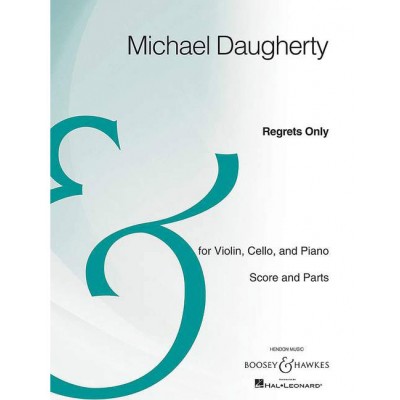DAUGHERTY M. - REGRETS ONLY - MUSIQUE DE CHAMBRE