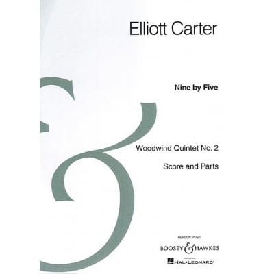 CARTER E. - NINE BY FIVE - MUSIQUE DE CHAMBRE