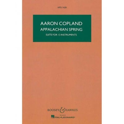 COPLAND AARON - APPALACHIAN SPRING - 13 INSTRUMENTS