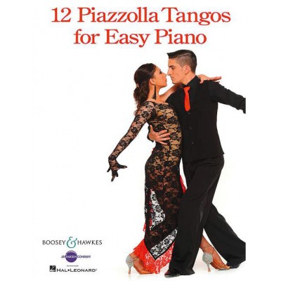 PIAZZOLLA ASTOR - 12 PIAZZOLLA TANGOS FOR EASY PIANO