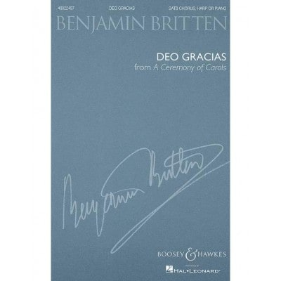 BOOSEY & HAWKES BRITTEN B. - DEO GRACIAS OP. 28, NO. 1VOIX