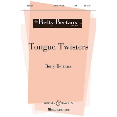 BERTAUX B. - TONGUE TWISTERS - VOIX