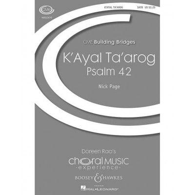 PAGE - K'AYAL TA'AROG - CHOEUR MIXTE (SATB) WITH SOLO, PIANO ET PERCUSSION