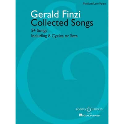 FINZI - COLLECTED SONGS - MEDIUM/LOW VOICE ET PIANO