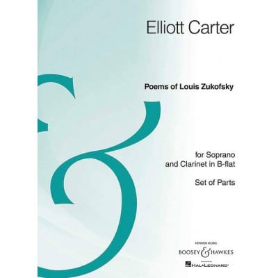  Carter E. - Poems Of Louis Zukofsky - Voix Soprano