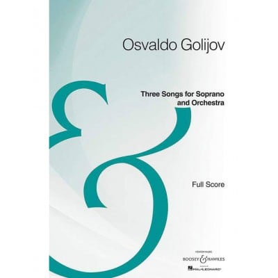  Golijov O. - Three Songs For Soprano And Orchestra