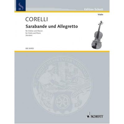 CORELLI - SARABANDE AND ALLEGRETTO NO. 5 - VIOLON ET PIANO