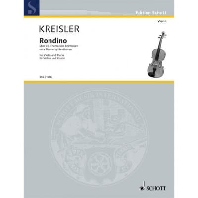 KREISLER - RONDINO NO. 1 - VIOLON ET PIANO