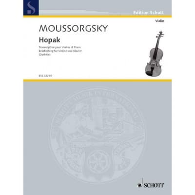 MOUSSORGSKI - HOPAK NO. 27 - VIOLON ET PIANO