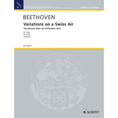 BEETHOVEN - VARIATIONS ON A SWISS AIR WOO 64 - HARP
