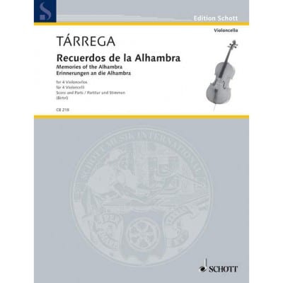  Tarrega Francisco - Memories Of The Alhambra - 4 Cellos