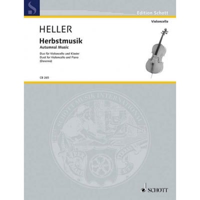 HELLER - AUTUMNAL MUSIC - VIOLONCELLE ET PIANO