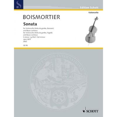 BOISMORTIER - SONATA OP. 26 - VIOLONCELLE (BASSOON, ALTO DA GAMBA) ET BASSO CONTINUO