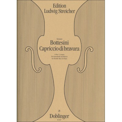 BOTTESINI G. - CAPRICCIO DI BRAVURA A-DUR - CONTREBASSE & PIANO