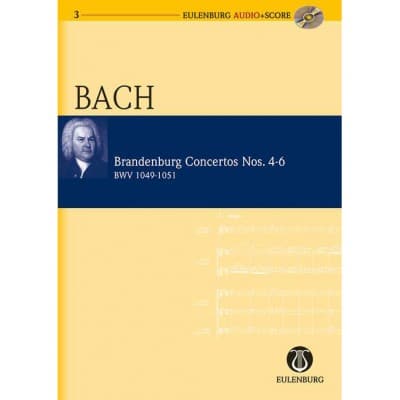 BACH J.S. - BRANDENBURG CONCERTOS 4-6 BWV 1049/1050/1051 - ORCHESTRA