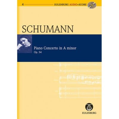 SCHUMANN ROBERT - CONCERTO A MINOR OP. 54 - PIANO AND ORCHESTRA