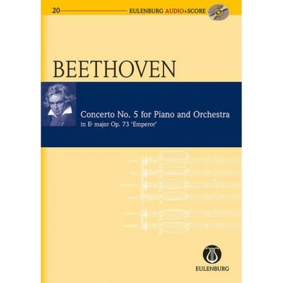 BEETHOVEN L.V. - PIANO CONCERTO NO. 5 EB MAJOR OP. 73 - PIANO AND ORCHESTRA