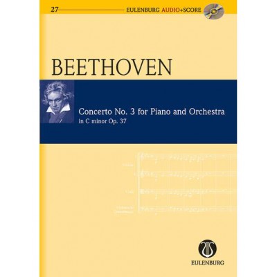 BEETHOVEN L.V. - CONCERTO NO. 3 C MINOR OP. 37 + CD - PIANO AND ORCHESTRA