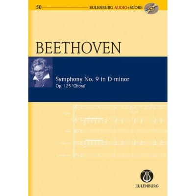 BEETHOVEN L.V. - SYMPHONY NO. 9 D MINOR OP. 125 - 4 SOLO PARTS, MIXED CHOIR AND ORCHESTRA