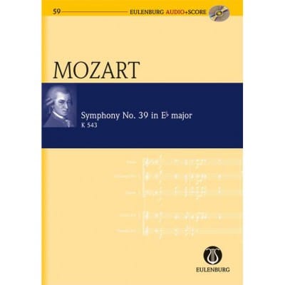 MOZART W.A. - SYMPHONY N°39 IN EB MAJOR - POCKET SCORE + CD