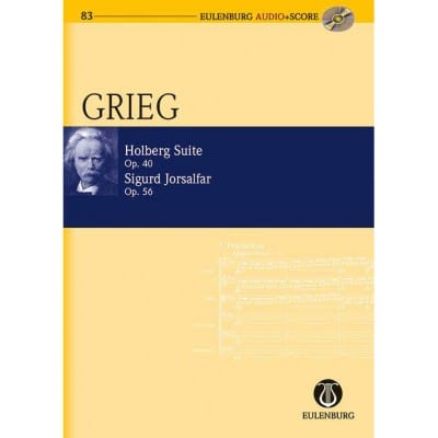  Grieg E. - Aus Holbergs Zeit - Conducteur + Cd