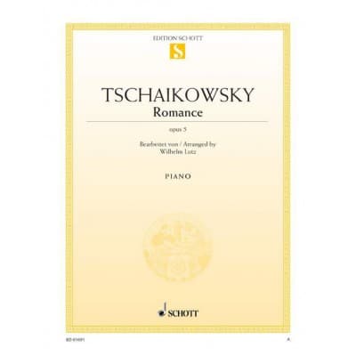 TCHAÏKOVSKI - ROMANCE OP. 5 - PIANO