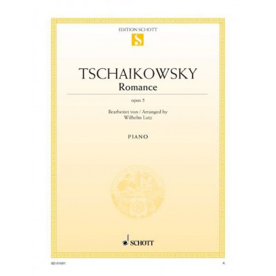 TCHAIKOVSKY P.I. - ROMANCE OP. 5 - PIANO