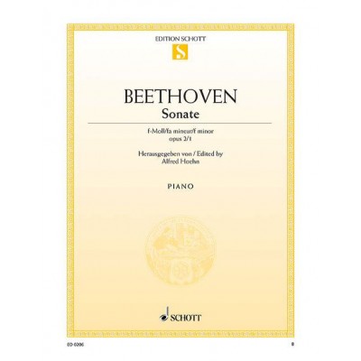 BEETHOVEN - SONATE EN FA MINEUR OP. 2/1 - PIANO