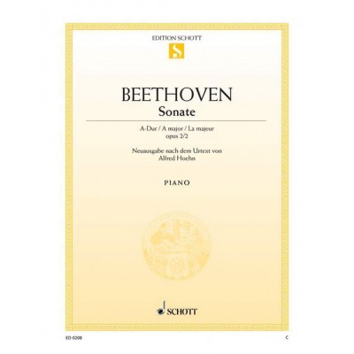 BEETHOVEN LUDWIG VAN - SONATA A MAJOR OP. 2/2 - PIANO